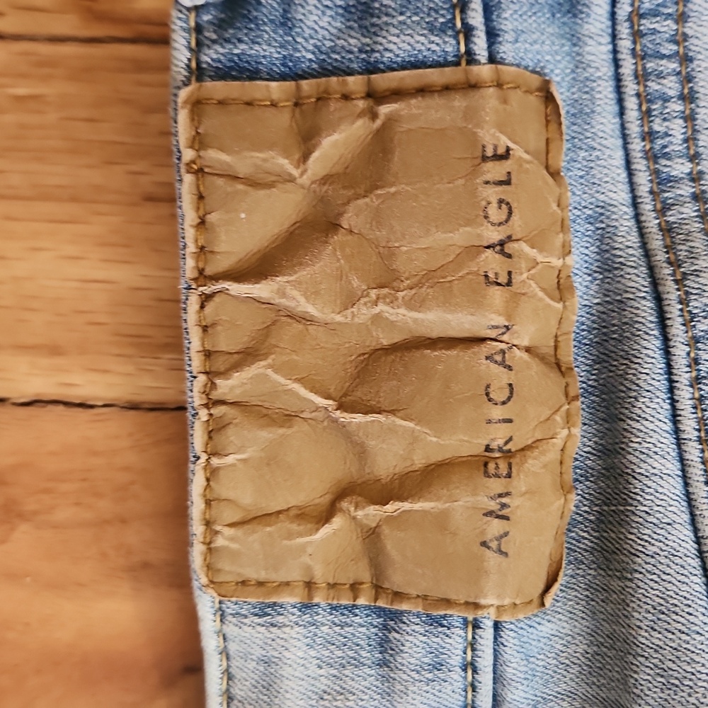 American Eagle Lightwash Denim Jeans Size 32 X 34 Next Level Flex - Picture 10 of 15